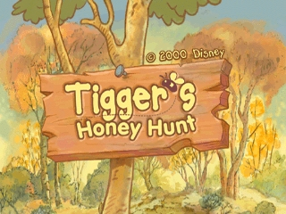Tigger's Honey Hunt title screen for Nintendo 64